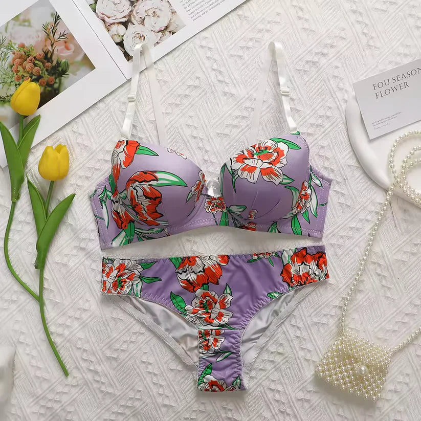 Women's Bra Panty Lingerie Set for Girl's Pack of 3| L-29