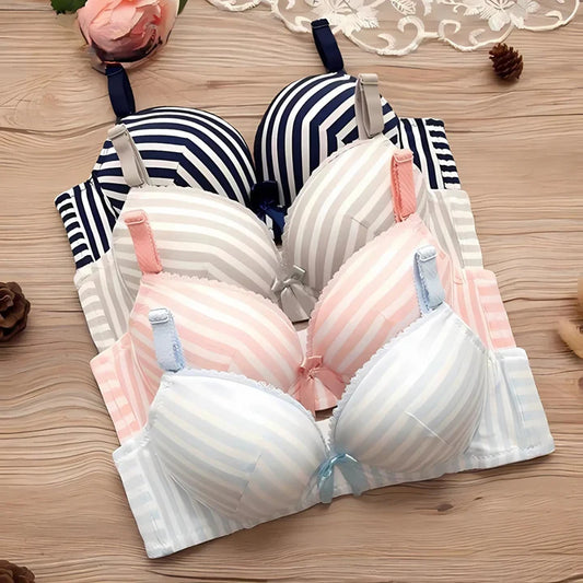 Women's Bra Panty Lingerie Set for Girl's Pack of 4 | L-73