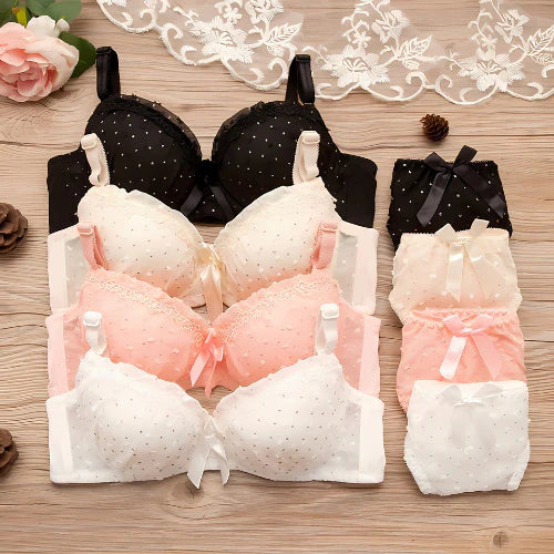 Women's Bra Panty Lingerie Set for Girl's Pack of 4 | L-66
