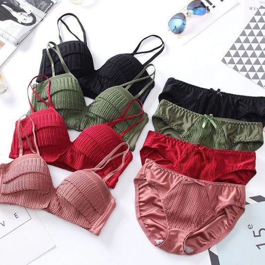 Women's Bra Panty Lingerie Set for Girl's Pack of 3 | L-90