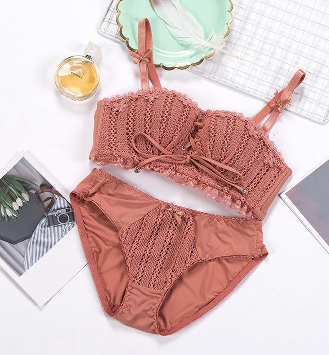 Women's Bra Panty Lingerie Set for Girl's Pack of 4 | L-36
