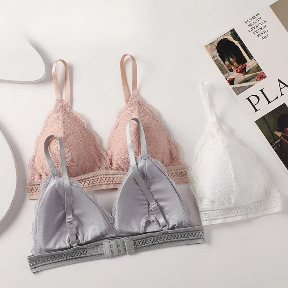 Women's Bra Panty Lingerie Set for Girl's Pack of 4 | L-72