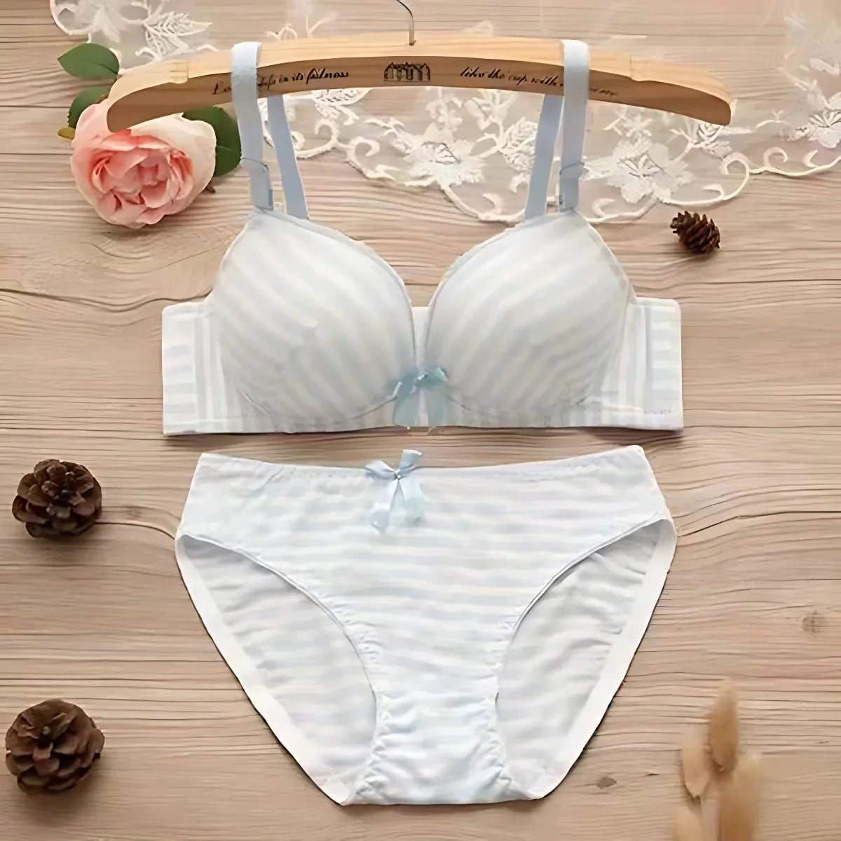 Women's Bra Panty Lingerie Set for Girl's Pack of 4 | L-82