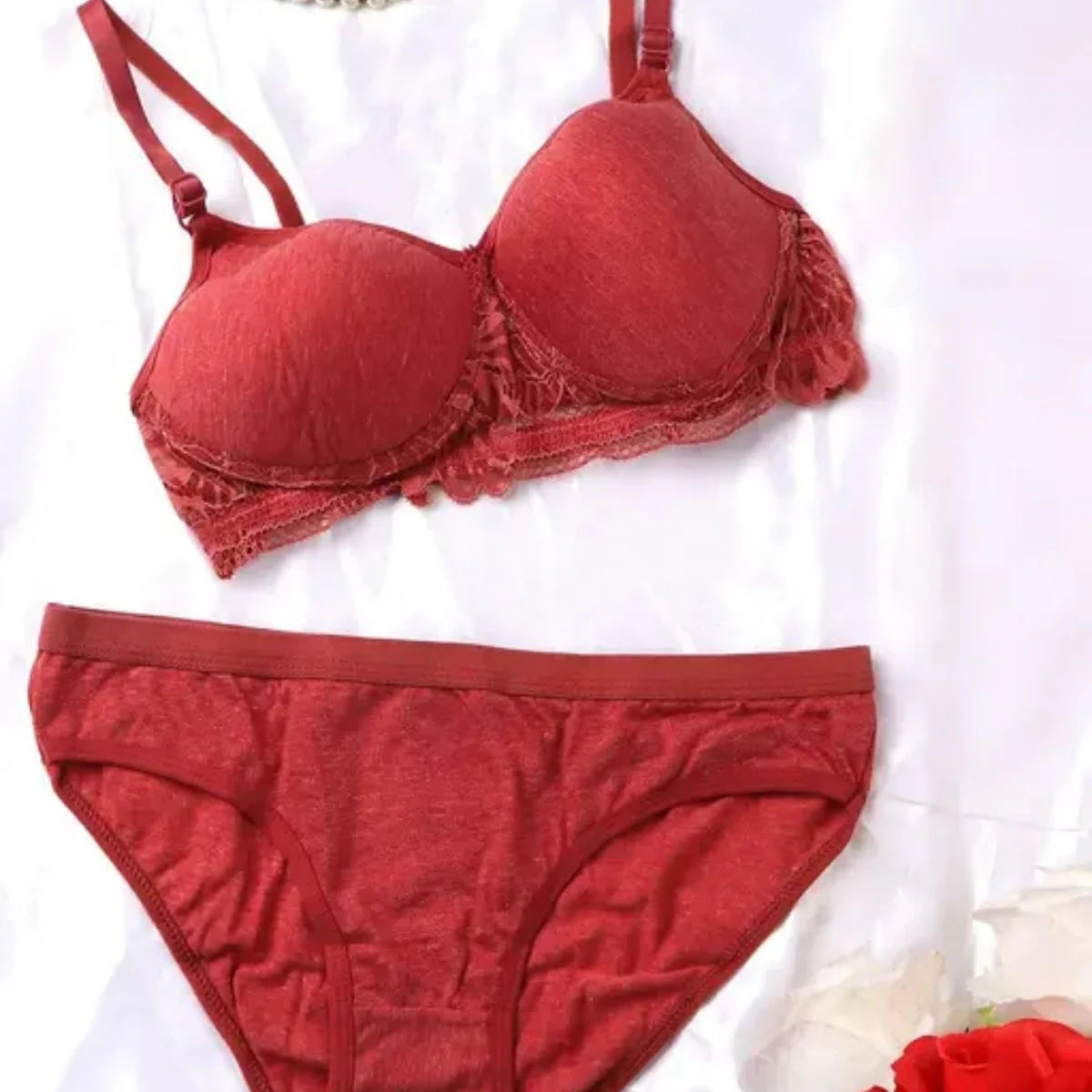 Women's Bra Panty Lingerie Set for Girl's Pack of 4 | L-39