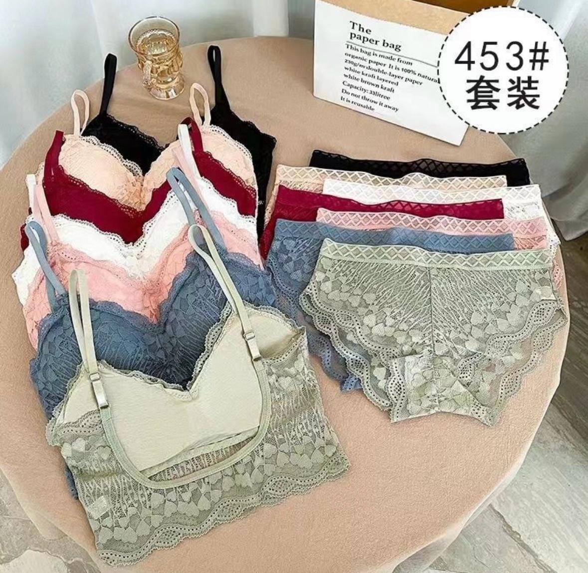 Women's Bra Panty Lingerie Set for Girl's Pack of 7| L -96