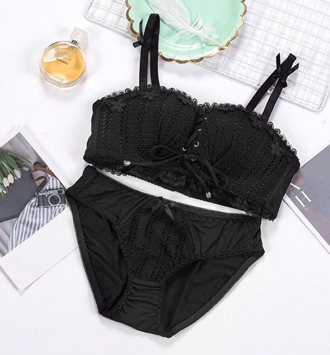 Women's Bra Panty Lingerie Set for Girl's Pack of 4 | L-36