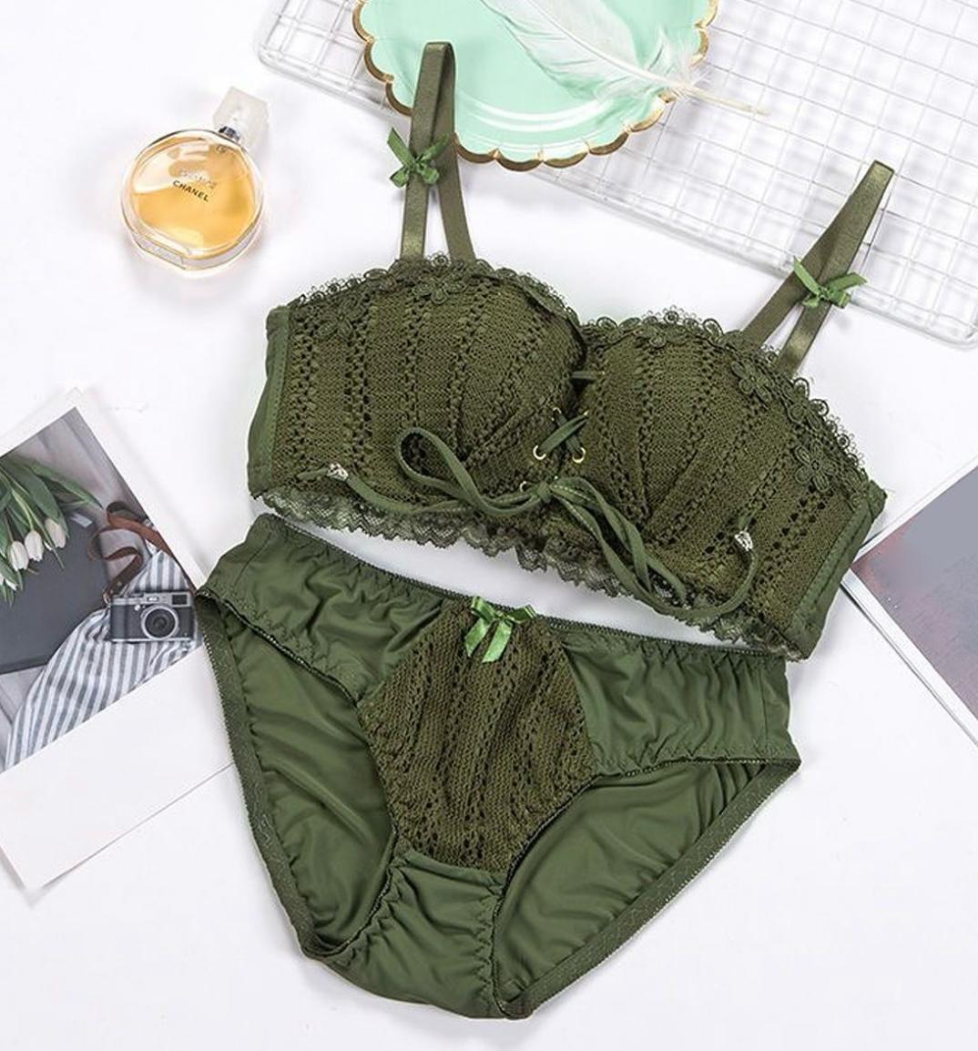 Women's Bra Panty Lingerie Set for Girl's Pack of 4 | L-36