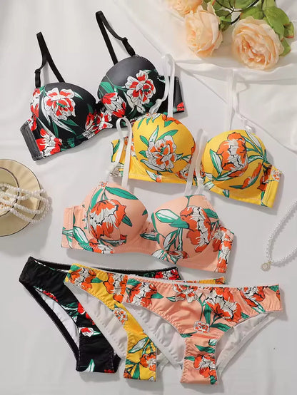 Women's Bra Panty Lingerie Set for Girl's Pack of 3| L-29