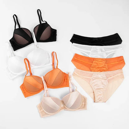 Women's Bra Panty Lingerie Set for Girl's Pack of 4| L - 39