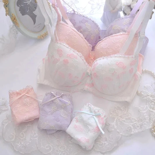 Women's Bra Panty Lingerie Set for Girl's Pack of 3 | L-34