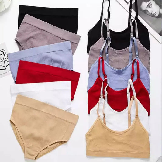 ( PACK OF =6 )WOMEN'S BRA PANTY LINGERIE SET FOR GIRL'S COMBO | V-17