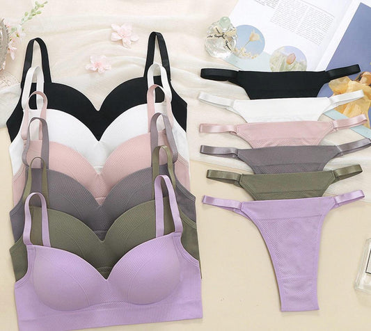 ( PACK OF =6) WOMEN'S BRA PANTY LINGERIE SET FOR GIRL'S COMBO | K-37
