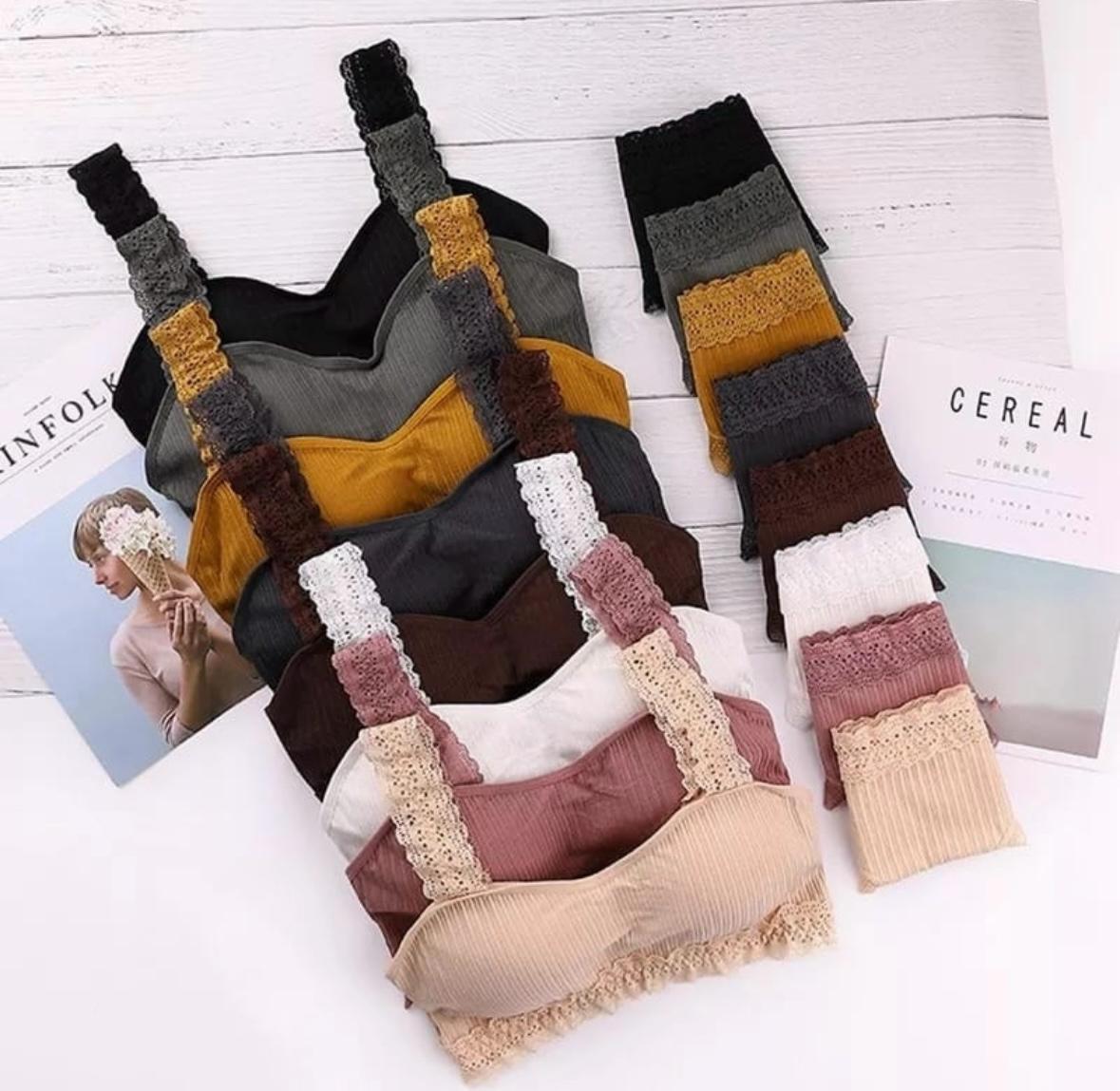 Women's Bra Panty Lingerie Set for Girl's Pack of 7| L - 87