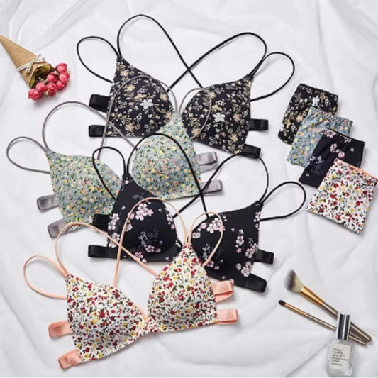 Women's Bra Panty Lingerie Set for Girl's Pack of 4 | L-74