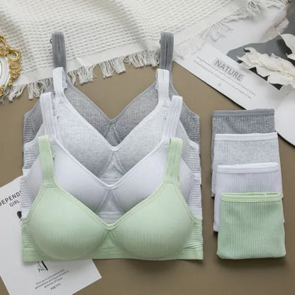 Women's Bra Panty Lingerie Set for Girl's Pack of 4| L - 38