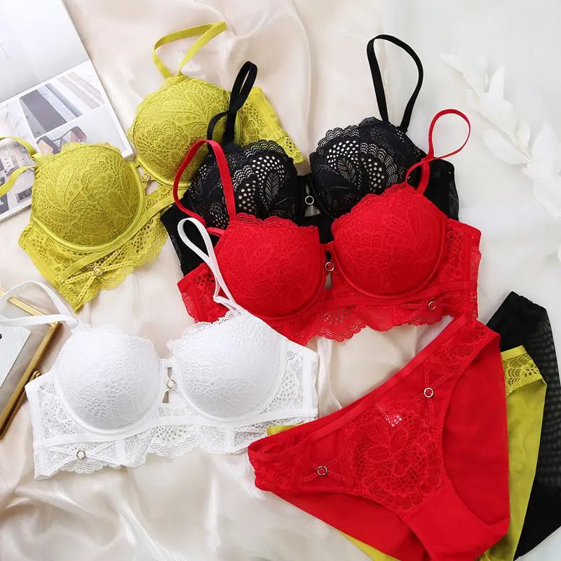 Women's Bra Panty Lingerie Set for Girl's Pack of 4 | L-92