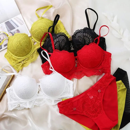 Women's Bra Panty Lingerie Set for Girl's Pack of 4 | L-92