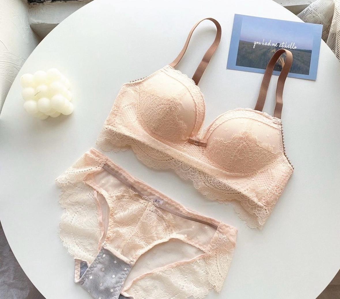 Women's Bra Panty Lingerie Set for Girl's Pack of 4| L - 86