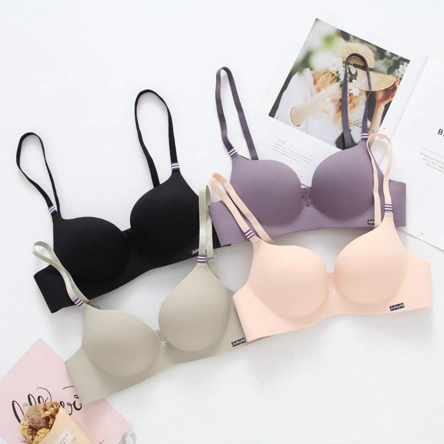 Women's Bra Panty Lingerie Set for Girl's Pack of 4 | L- 43