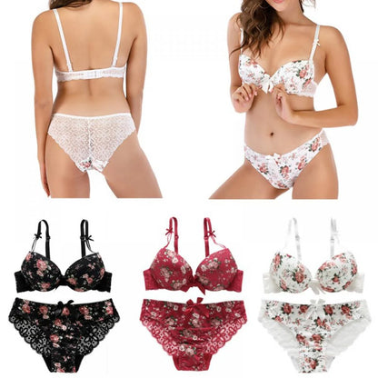 Women's Bra Panty Lingerie Set for Girl's Pack of 3 | L- 55