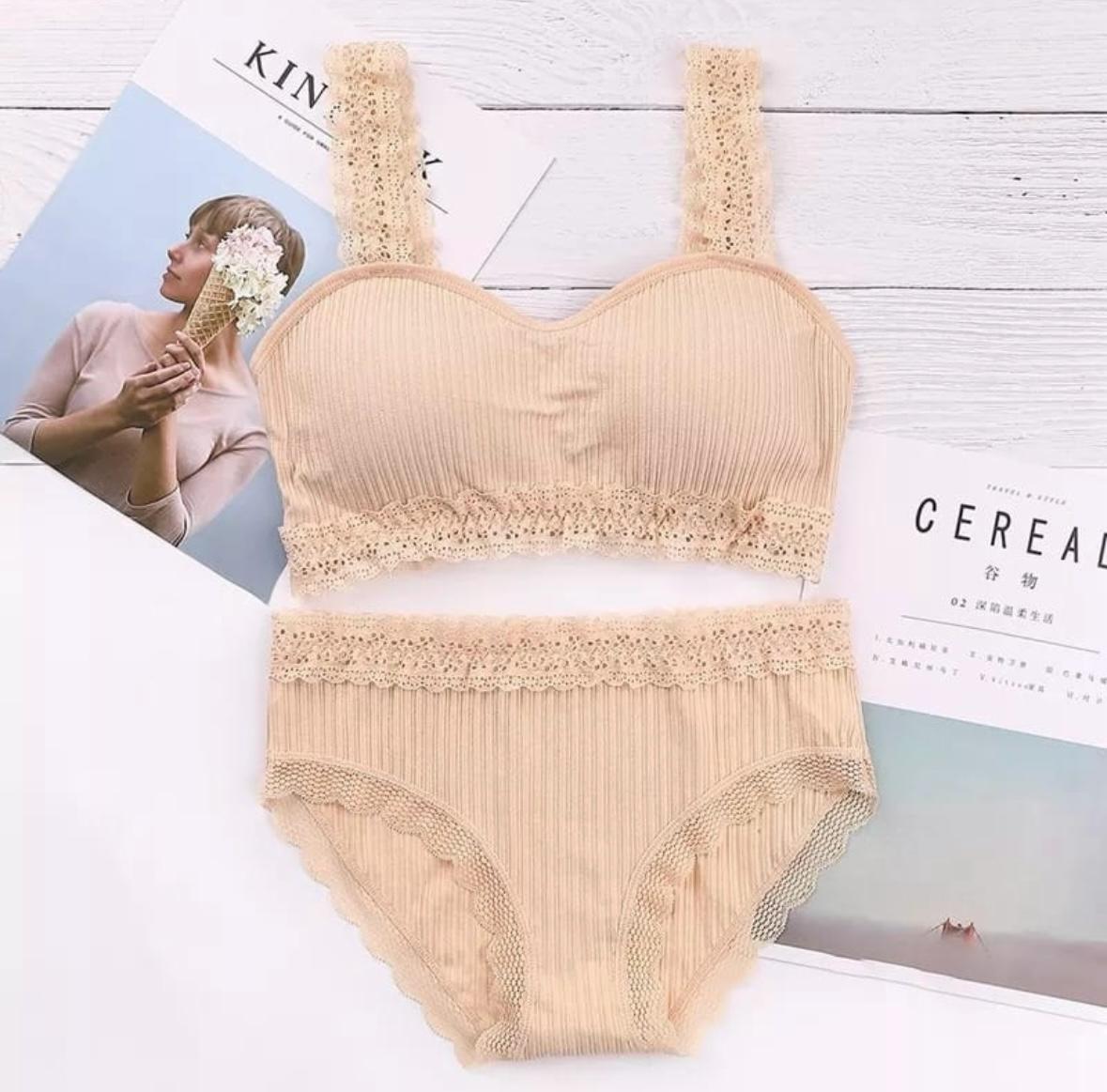 Women's Bra Panty Lingerie Set for Girl's Pack of 7| L - 87