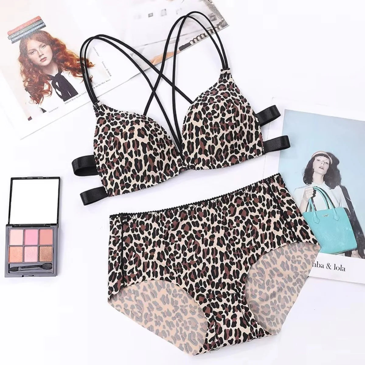 Women's Bra Panty Lingerie Set for Girl's Pack of 4 | L-74