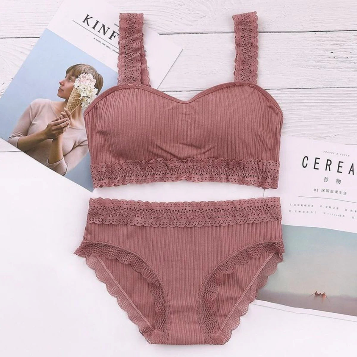( PACK OF =8) WOMEN'S BRA PANTY LINGERIE SET FOR GIRL'S COMBO | M-11