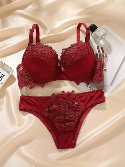 Women's Bra Panty Lingerie Set for Girl's Pack of 3 | L- 56