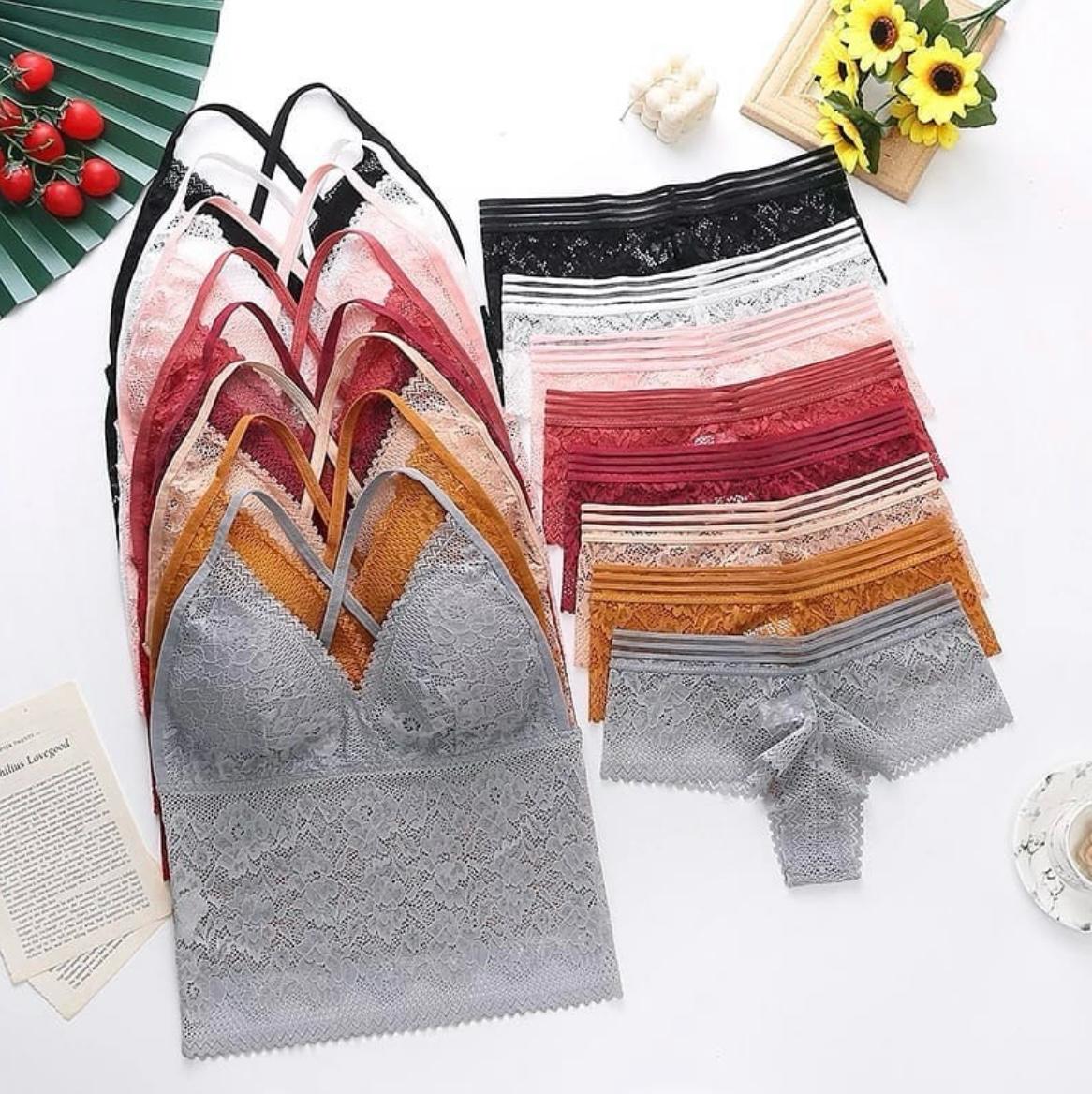 Women's Bra Panty Lingerie Set for Girl's Pack of 7  | L-122