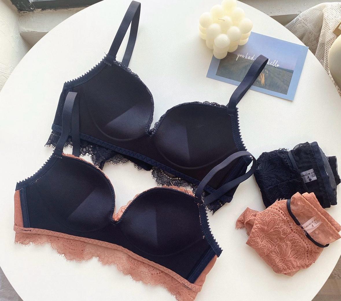 Women's Bra Panty Lingerie Set for Girl's Pack of 4| L - 86