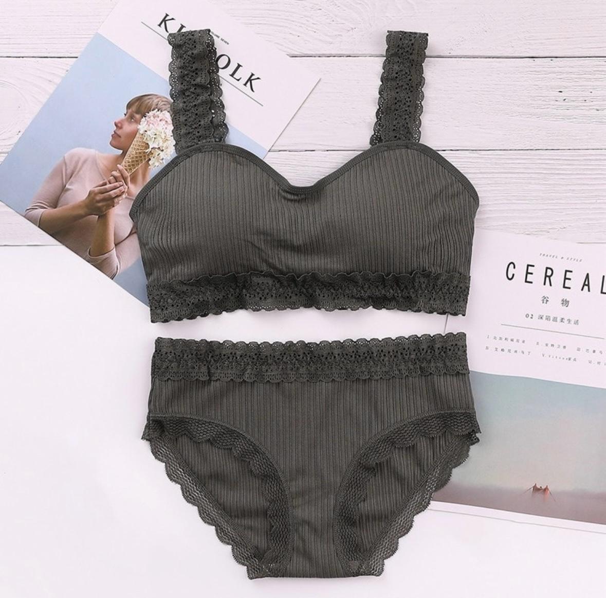 Women's Bra Panty Lingerie Set for Girl's Pack of 7| L - 87