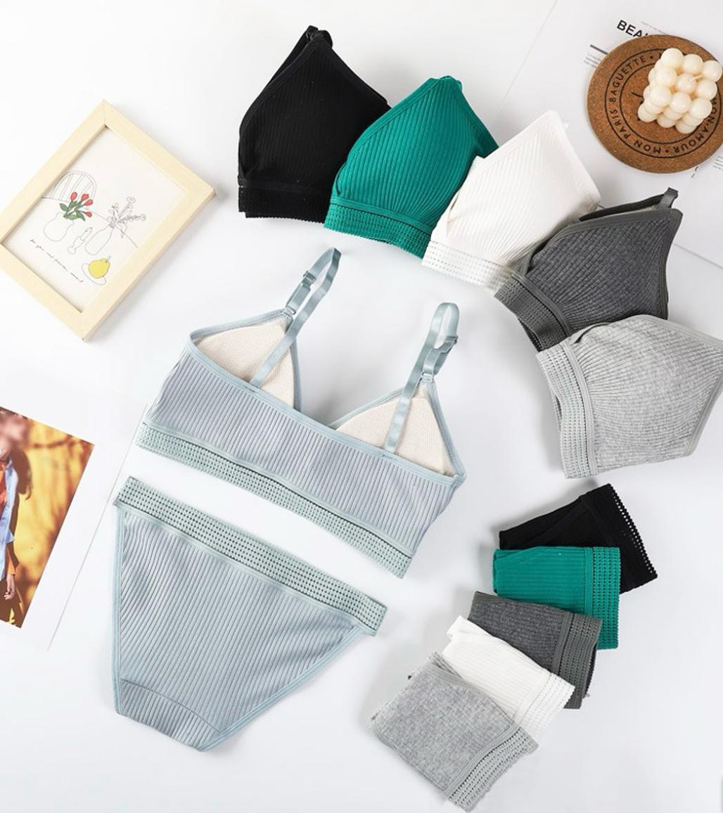 Women's Bra Panty Lingerie Set for Girl's Pack of 5| L -85