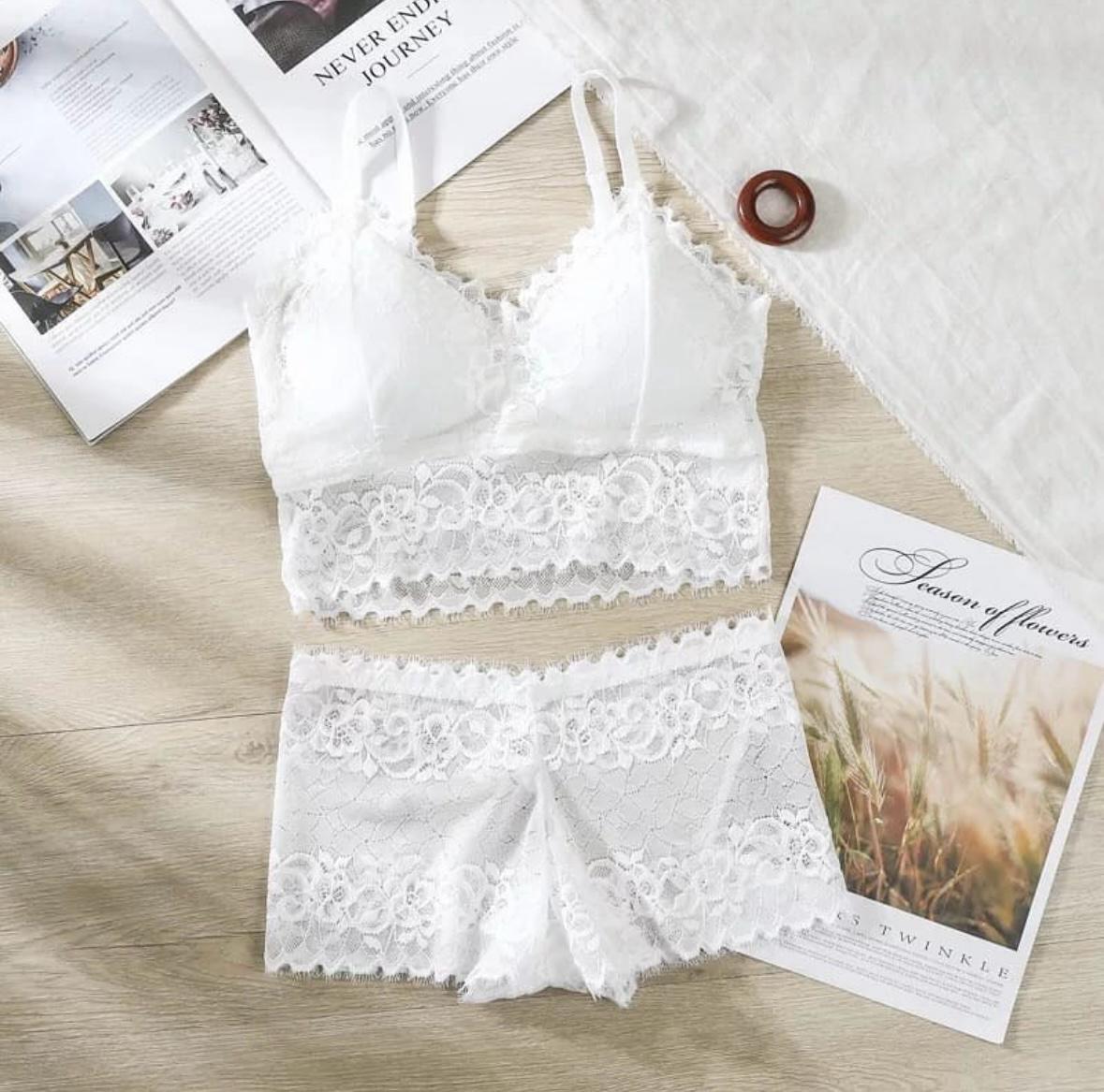 Women's Bra Panty Lingerie Set for Girl's Pack of 7| L - 81